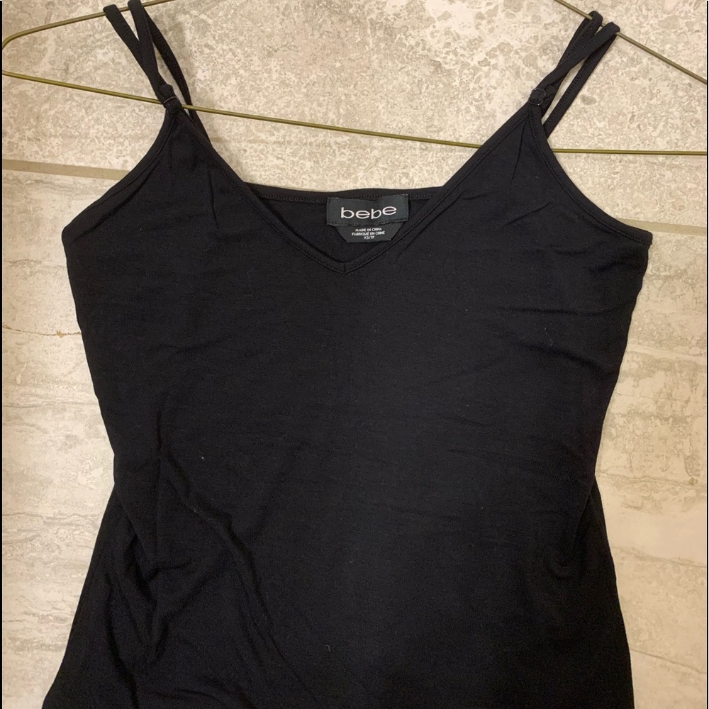 Bebe black tank top
